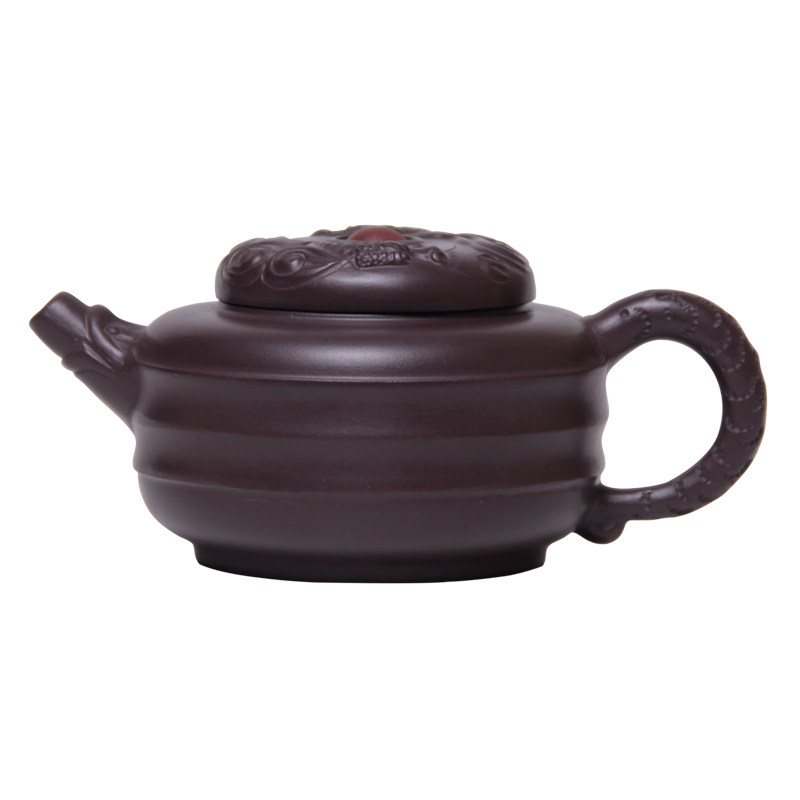 名家纯手工原矿老紫泥家用小茶壶