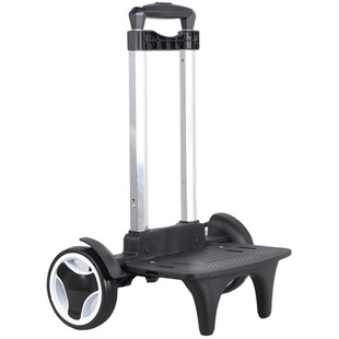 小学生书包拖拉杆架通用儿童非万能拖拉杆车架爬楼梯折叠手拉配件