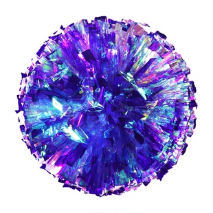 彩虹啦啦花球啦啦操花球拉拉队手花手摇花舞蹈演出道具手拿花彩球