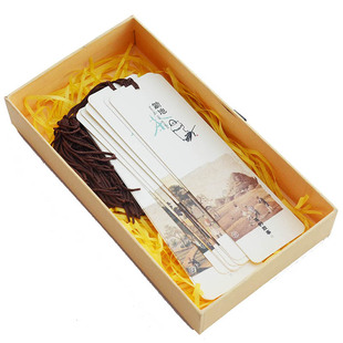 中国茶道茶文化书签 新款古风非遗纪念品 出国团建活动小礼品