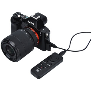 JJC 适用索尼RM-VPR1快门线遥控器微单A9M3 A6000 A7R5 A7M3 A7M4 黑卡7/6 A7RII A7R4a ZV-1 A6100 A6600