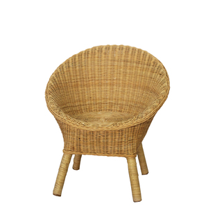 真藤椅子阳台家用成人休闲藤椅茶几三件套茶室椅小椅子室内痿凳子