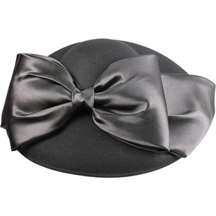 EE 秋冬新款英伦时尚复古羊毛呢礼帽韩版潮人休闲百搭舞会帽子女