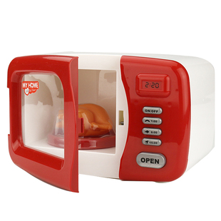 儿童仿真家电榨汁机玩具炸果汁机烤箱微波炉面包咖啡机扮办家家酒