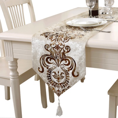 现代简约轻奢桌旗欧式中美式高档