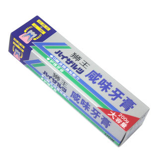 泰国产香港进口日本LION狮王咸味牙膏200g大容量明星结晶盐薄荷味