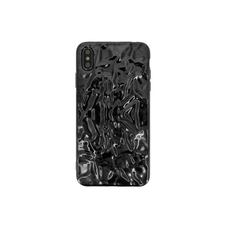 KASO潮牌锡箔褶皱iPhone16Plus手机壳15promax适用苹果12软壳14限量版13防摔11