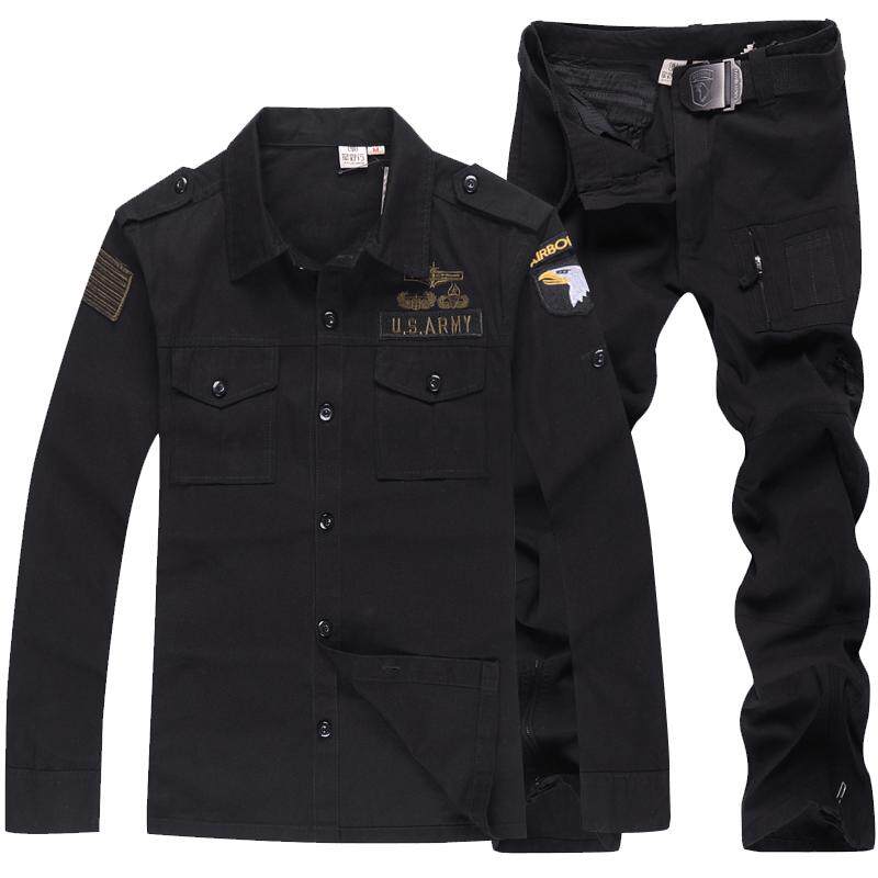 军迷套装迷彩服作训服耐磨户外