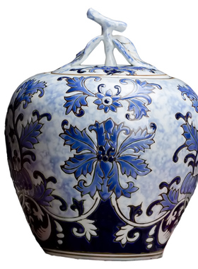 新中式风粉彩手绘博古架送礼摆件