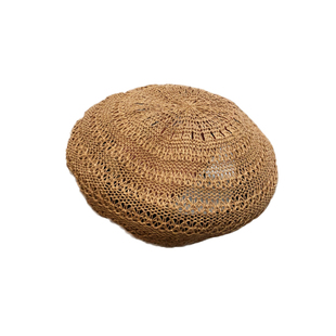 姚叔叔/戴上可以俘获男神芳心的透气镂空草编贝雷帽南瓜帽子女夏