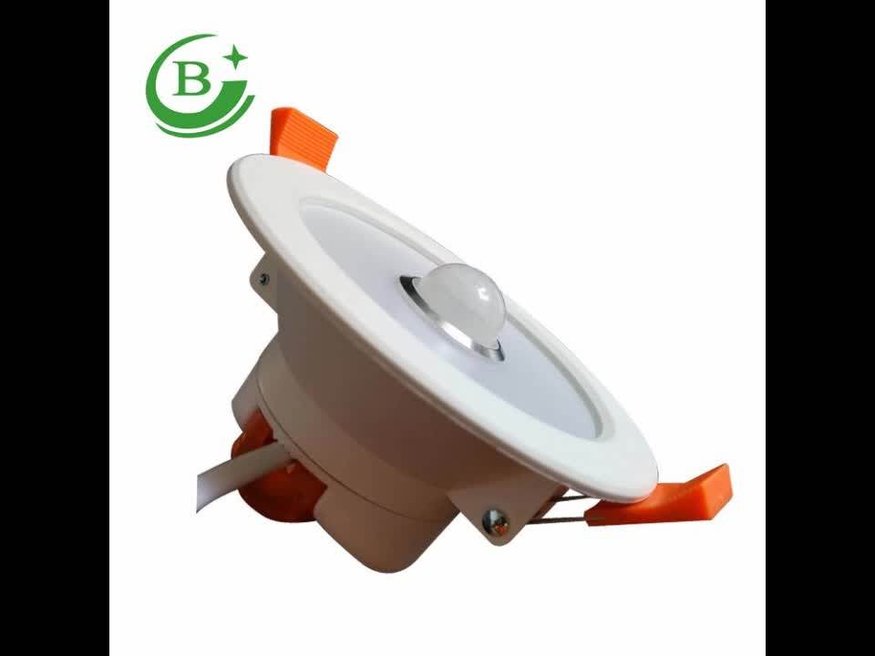 New Design 2 Inch Pir Motion Sensor Recessed Round Led Downlight For