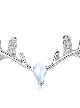 鹿角新款潮七夕情人节礼物女项链