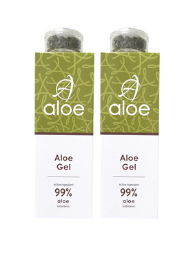 2支南非A Aloe gel芦荟胶膏面膜无香精补水清爽保湿晒后修复舒缓