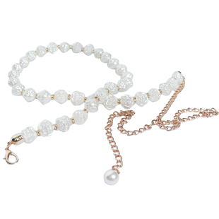 异形珍珠腰链百搭细配饰女装饰配裙子雪纺连衣裙搭配古风汉服腰带