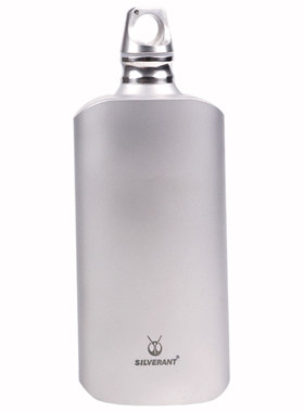 银蚁纯钛户外大容量水壶运动水杯