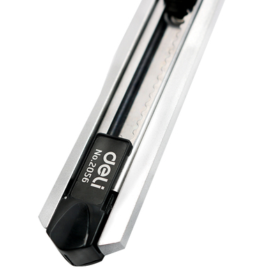 得力美工刀2056锌合金裁纸刀