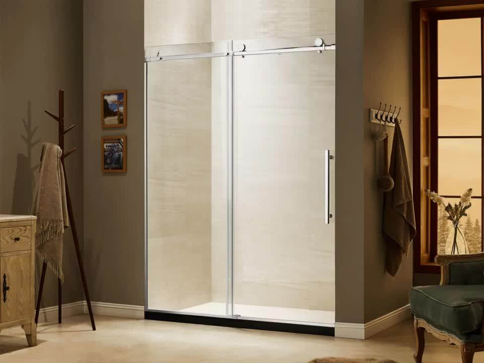 8mm Thickness Tempered Glass Sliding Door Simple Shower Room Buy