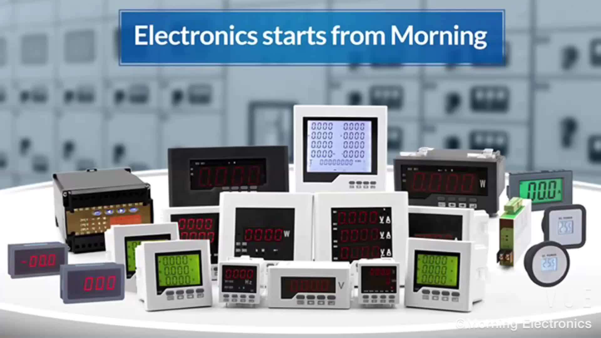 Uif33 Single Phase Digital Combined Meter Measuring Current Voltage And Frequency With Led