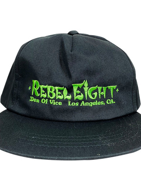 rebel8西海岸滑板snapback平檐帽
