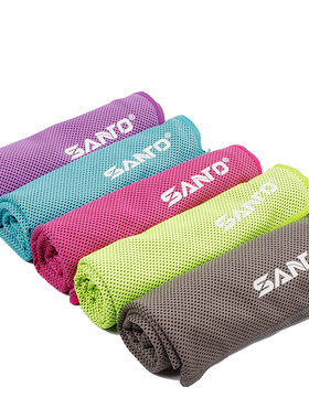 SANTO冷感运动毛巾降温速干冰巾骑行健身跑步冰凉夏季吸汗速凉