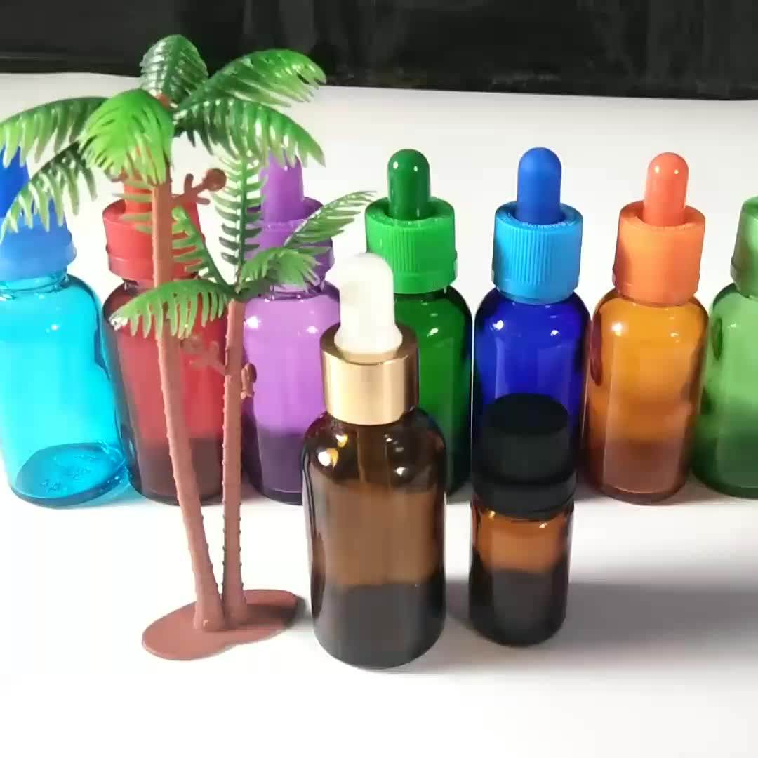 Tamper Evident Cap 20ml 30ml Glass Drip Bottle 50ml Essential Oil
