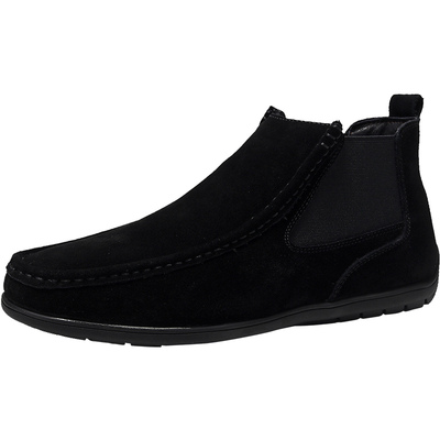 沸梵高帮一脚蹬加厚磨砂皮二棉鞋