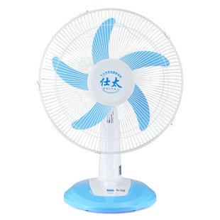 充电风扇长续航12v16寸直流家用蓄电池户外应急露营太阳能摆摊