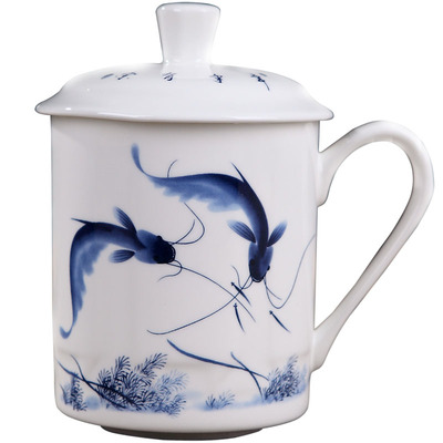 骨瓷大号茶杯陶瓷杯景德镇陶瓷