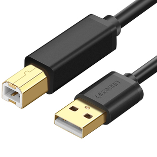 绿联usb打印机镀金方口数据线加长3/5/10米hp适用惠普爱普生通用连接线写真机扫描仪打印机连接电脑数据线