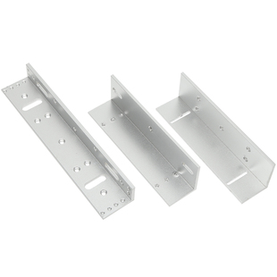 伦邦 280磁力锁电磁锁LZ支架 门禁配件挂装单开双门门夹配套