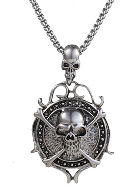 日韩国钛钢时尚个性风t恤链子