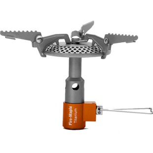 火枫FMS-116T户外微型钛炉具 野营轻量便携钛合金一体式气炉炉头