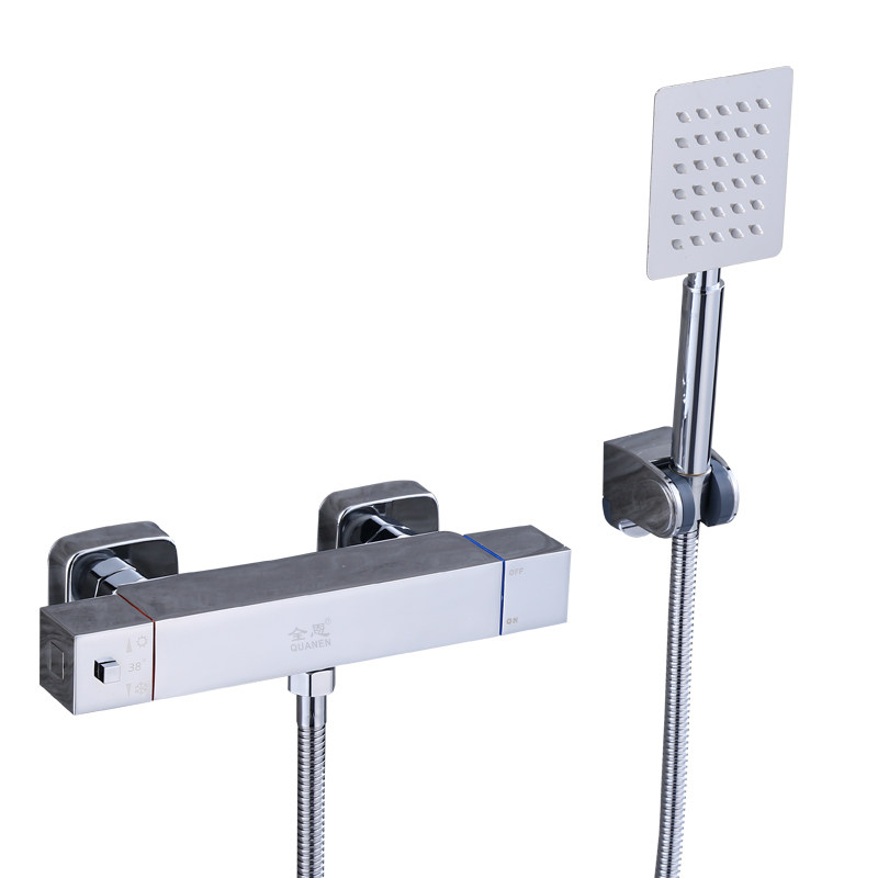 蓝腾浴室浴缸龙头冷热自动控温混水阀/卫浴淋浴房配件恒温阀包邮