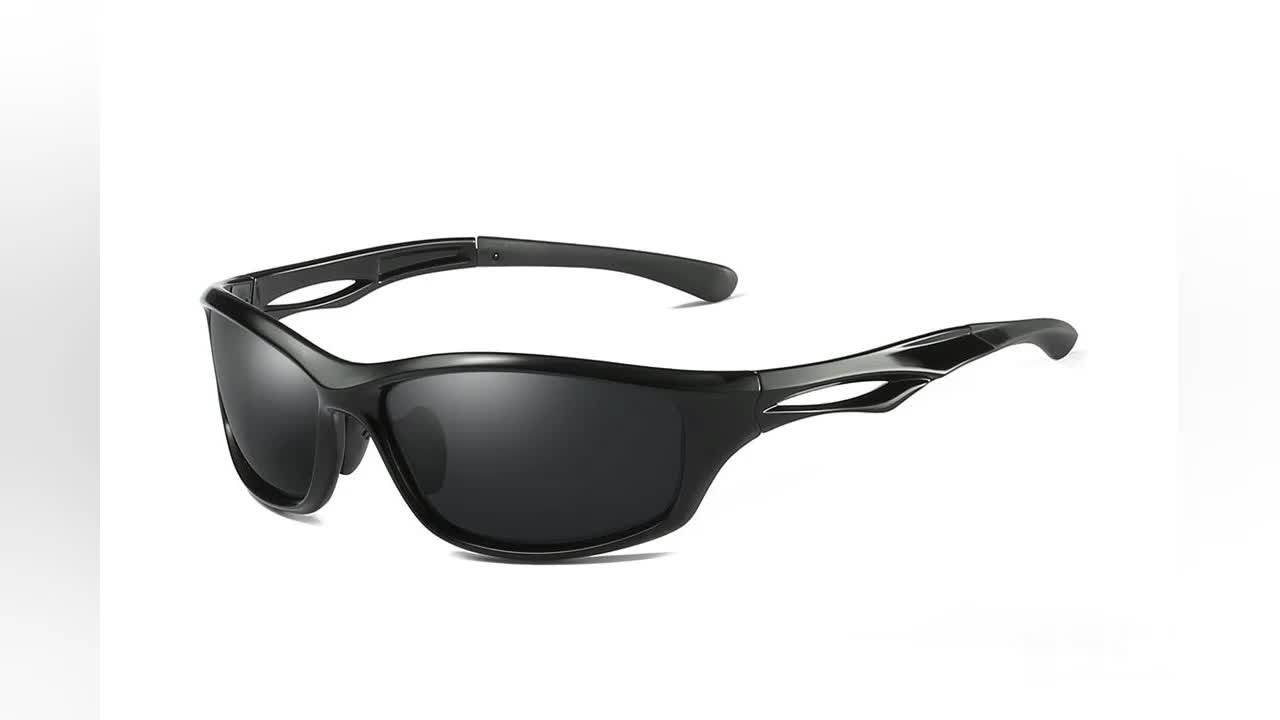 Wholesale Tr90 Sport Polarized Sunglasses Adjustable Nose Pad Sun