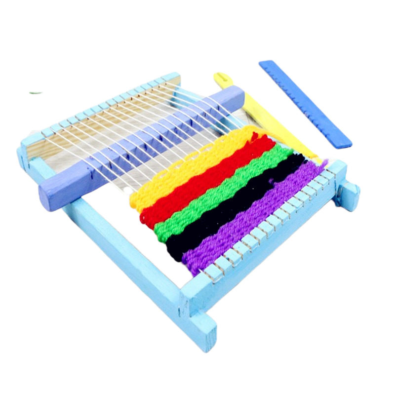 织布机模型幼儿园手工作业拼装DIY科技小制作实验益智儿童玩具