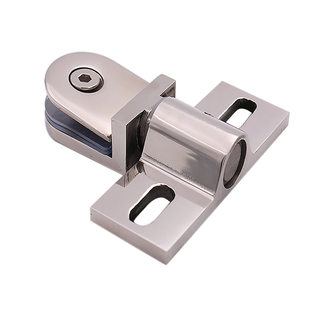 精铸304不锈钢淋浴房浴室玻璃门配件上下转轴玻璃夹合页玻璃吊夹