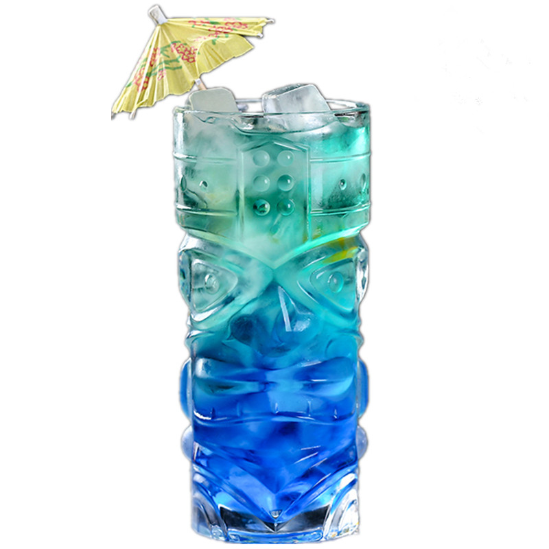 加厚无铅酒吧鬼脸kiti威士忌杯