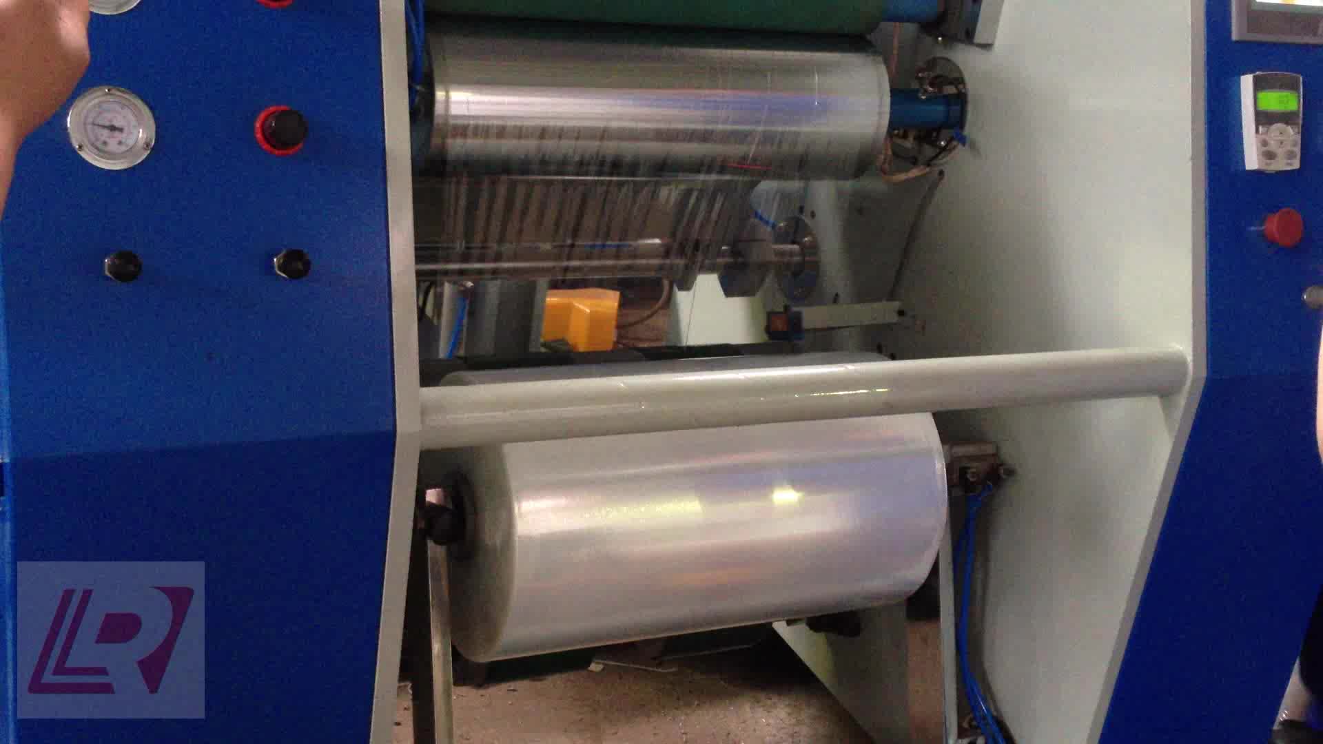 Lrs500 Automatic Stretch Wrapping Cling Film Rewinding Machine Buy