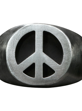 原创手工银饰标志戒指百搭