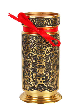 加厚纯铜线香插佛具