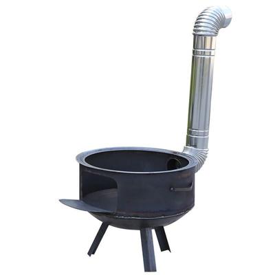 户外农村家用钢板炉柴火灶可移动土灶头烧柴灶无烟大锅炉子灶台。