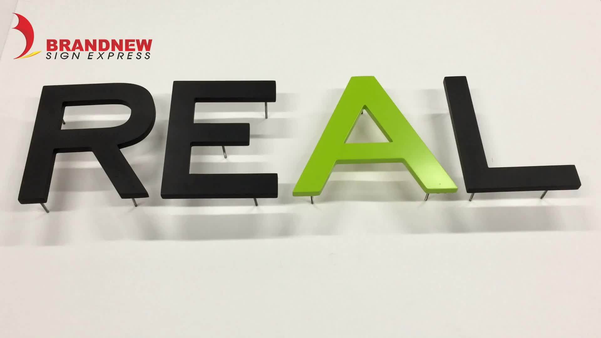 Factory Metal 3d Outdoor Use Laser Cut Seamless Weld Stainless Steel