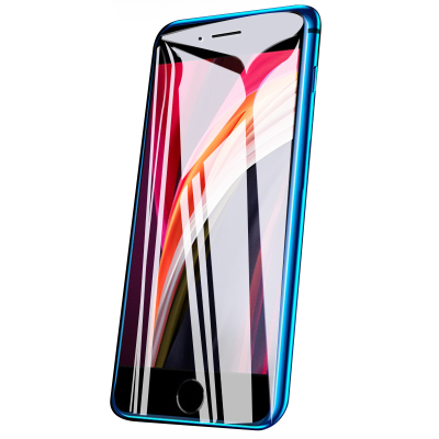 苹果iphonese白色不易碎钢化膜