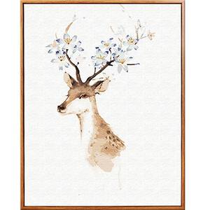 佳彩天颜 diy数字油画北欧式简约现代装饰画组装外框木框相框画框