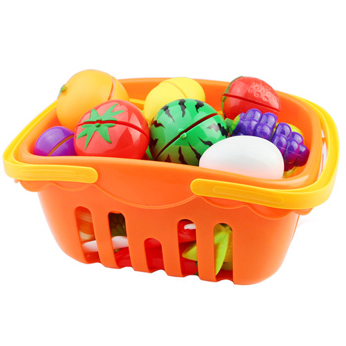 儿童切切看过家家玩具可切水果蔬菜仿真厨房玩具散装单卖切切乐