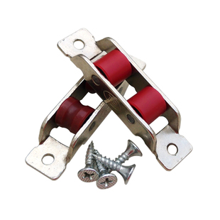 塑钢滑轮16毫米宽80/88双尼龙静音滚针轮子推拉移门窗户门窗滑轮