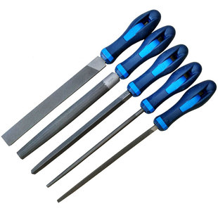 钢锉钳工锉刀细齿扁锉半圆锉三角锉圆锉方套装打磨工具平板锉金属