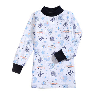 宝宝秋衣上衣单件儿童棉毛衫纯棉打底衣男童女童单衣宝宝睡衣衫