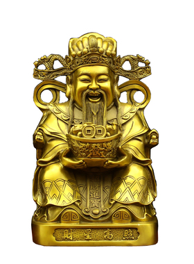 纯铜摆件佛像客厅供奉财神爷