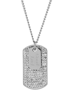 2024新款满钻字母方牌挂件毛衣链